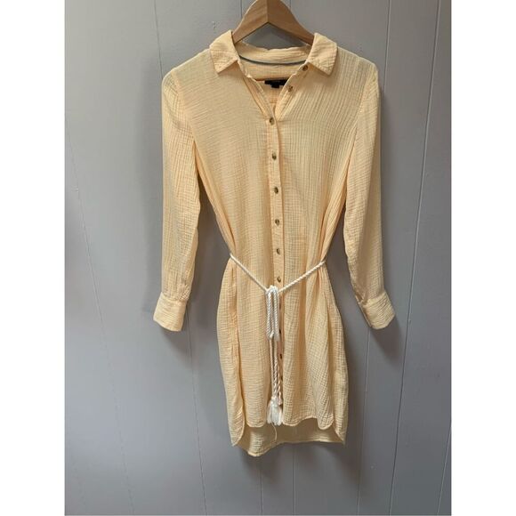 J. Crew Classic-fit soft gauze shirtdress Size 4 - Picture 2 of 8